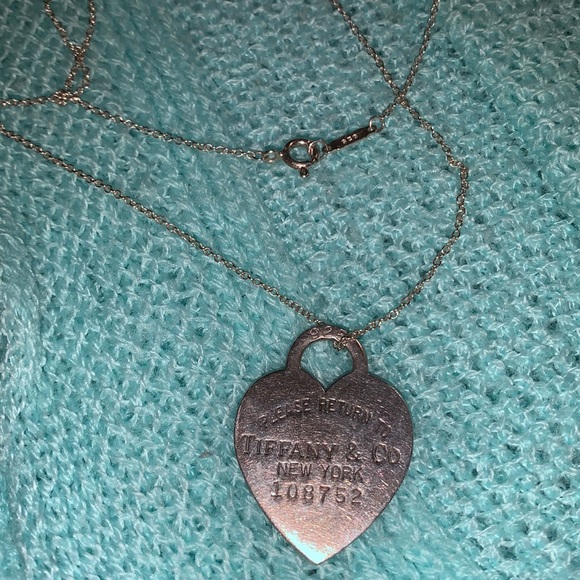 Tiffany & Co. Silver 925 return to Tiffany tag necklace - Picture 4 of 5